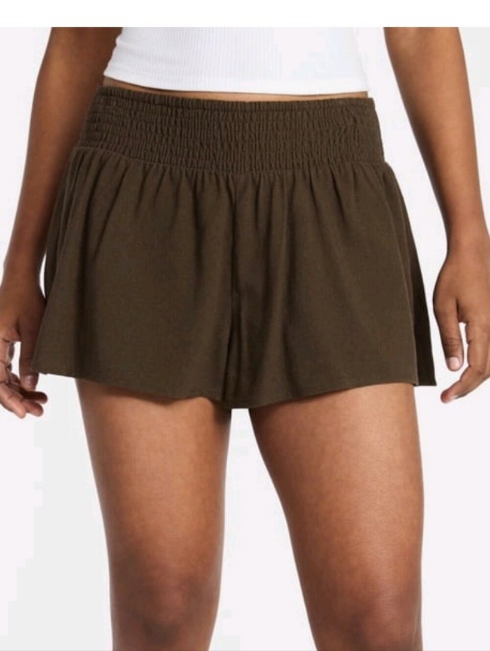 No Boundaries Smocked Waist Shorts, 2’’ Inseam Size Medium NWT